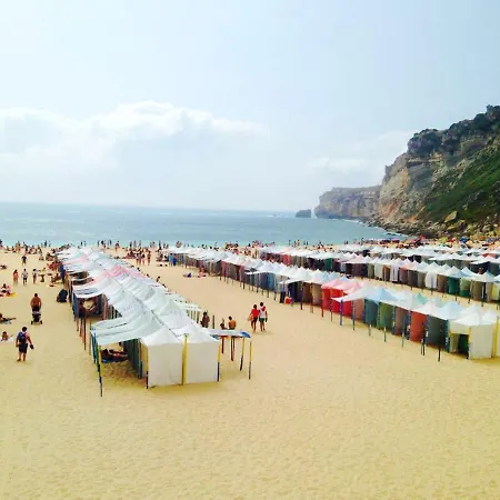 2 Bedrooms At 500 M Away From The With Sea View And Wifi * 나자레